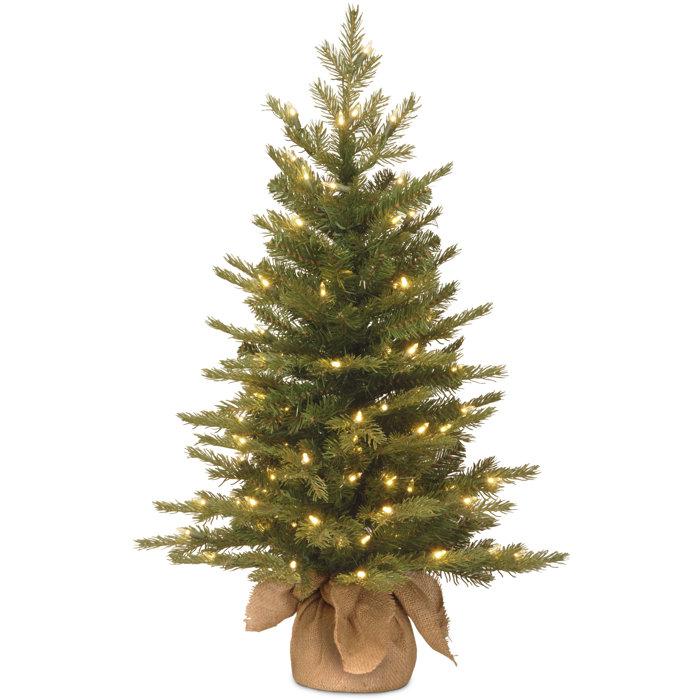 Nordic Spruce Lighted Artificial Spruce Christmas Tree & Reviews